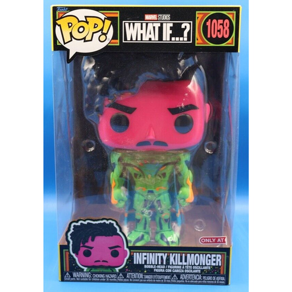 Funko Other - Funko Pop Marvel Infinity Killmonger Blacklight 10 Inch Target Exclusive #1058